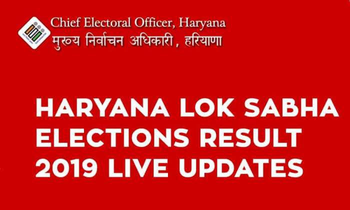 Haryana Lok Sabha Elections Result 2019 Live Updates