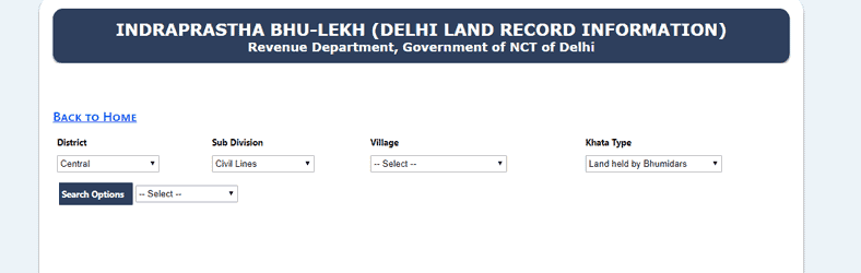 Indraprastha Bhulekh Delhi Land Record