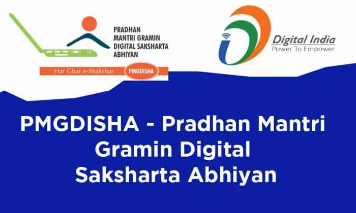 PMGDISHA - Pradhan Mantri Gramin Digital Saksharta Abhiyan