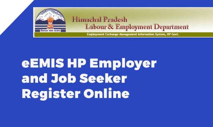 eEMIS HP Employer and Job Seeker Register Online