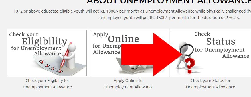 eEMIS HP check Unemployment Allowance Status