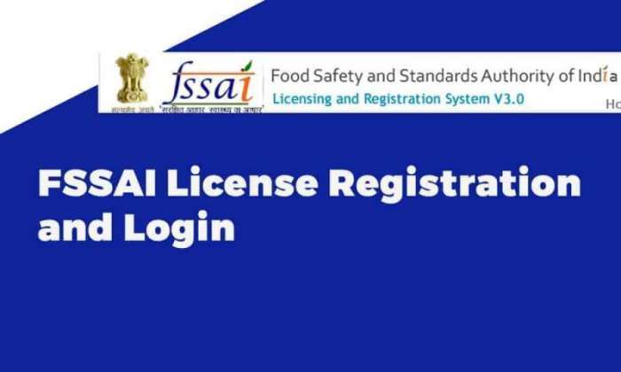 FSSAI License Registration and Login
