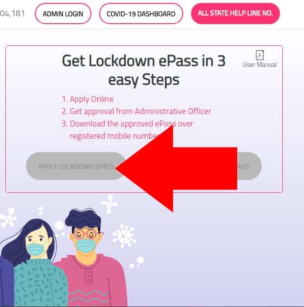 Madhya Pradesh Lockdown ePass COVID-19 Application